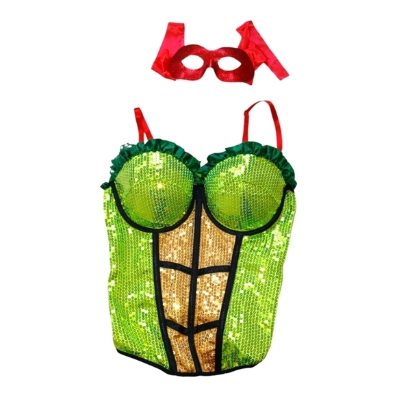 Nickelodeon Teenage Mutant Ninja Turtles Costume Lingerie M - Picture 3 of 4